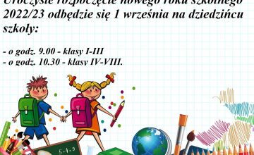 Rozpoczęcie roku szkolnego 