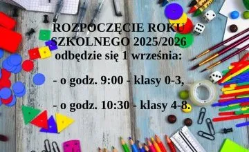 Rozpoczęcie roku szkolnego 2025/2026