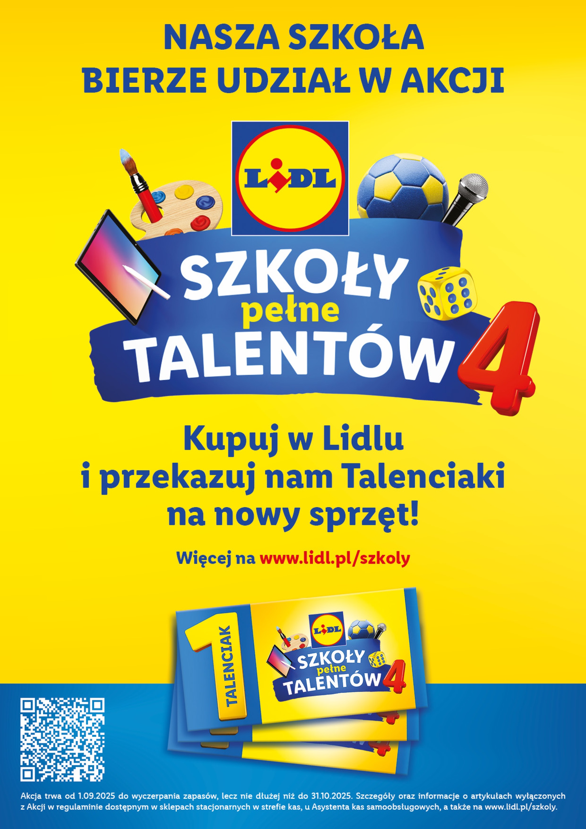 Plakat akcji "Szkoły pełne Talentów" Plakat akcji "Szkoły pełne Talentów"